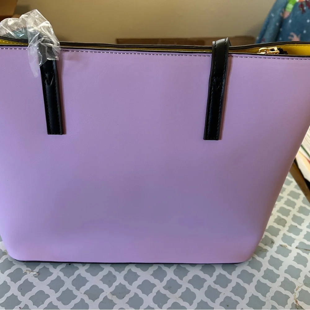 Nicole Lee Women's Adventure Tote Bag - Black and Yellow - Picture 2 of 6